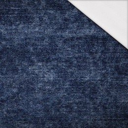 ROZŘEZANÝ JEANS (tmavomodrá) - Sportovní úplet Slza