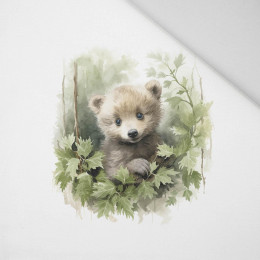 WATERCOLOR LITTLE BEAR - Paneel (60cm x 50cm) Panama 220g