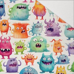 FUNNY MONSTERS VZ. 1 - Hydrofobní česaná teplákovina