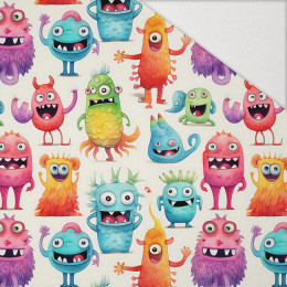 FUNNY MONSTERS VZ. 2 - Hydrofobní česaná teplákovina
