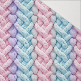IMITATION PASTEL SWEATER VZ. 3 - Hydrofobní česaná teplákovina