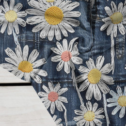 DAISIES DENIM IMITATION VZ. 1 - Krep