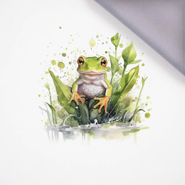 WATERCOLOR FROG - panel, softshell (60cm x 50cm)