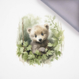 WATERCOLOR LITTLE BEAR - panel, softshell (60cm x 50cm)