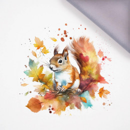 WATERCOLOR SQUIRREL - Panel (75cm x 80cm), softshell 