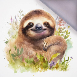 WATERCOLOR SLOTH VZ.2 -  Panel (75cm x 80cm), softshell 