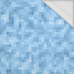 PIXELY Vz. 2 (azurová) - Organická Teplákovina