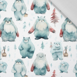 HAPPY YETI VZ. 1 - tkanina bawełniana