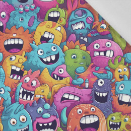 CRAZY MONSTERS VZ. 4 - tkanina bawełniana
