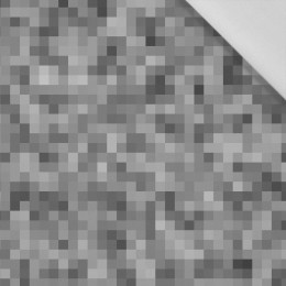 PIXELY Vz. 2 (šedá) - tkanina bawełniana