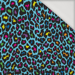 NEON LEOPARD vz. 3 - Jersey viskózový