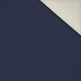 VODNÍ SVĚT (ZÁZEMÍ) / navy- Potahový velur 