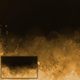 SKVRNY (zlatý) / černý - PANORAMICKÝ PANEL (95cm x 160cm)
