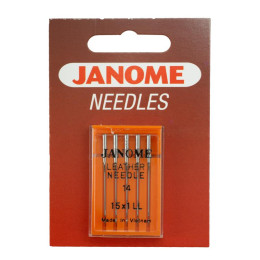 Jehly JANOME na kůže 5 ks - 90