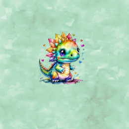 CUTE DINO VZ. 1 - panel (60cm x 50cm)