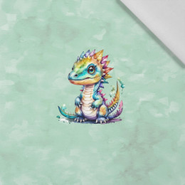 CUTE DINO VZ. 2 - Paneel (60cm x 50cm) bavlněná tkanina