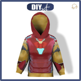 DĚTSKÁ MIKINA S KAPUCÍ (ALEX) - SUPERHERO VZ. 3 - Sada šití