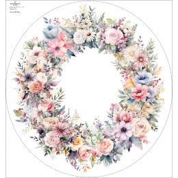FLOWERS wz. 23 - panel pro kruhovou sukni