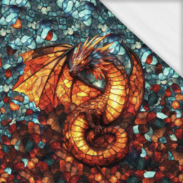 STAINED GLASS WZ.5 - panel (60cm x 50cm) teplákovina s elastanem ITY