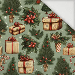 Vintage Christmas wz.13 - Tkanina na ubrusy