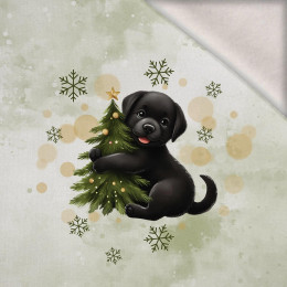 WINTER ANIMALS wz.10 - panel (60cm x 50cm) teplákovina počesaná s elastanem ITY