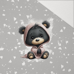 WINTER ANIMALS wz.12 - Paneel (60cm x 50cm) Hydrofobní česaná teplákovina