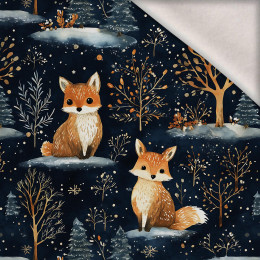 WINTER ANIMALS WZ.6 - teplákovina počesaná s elastanem ITY