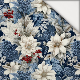 WINTER FLOWERS WZ.7 - lehký, česaný úplet