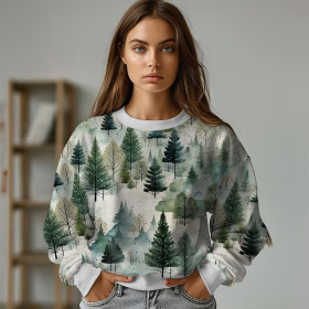 FOREST WZ.12 - teplákovina počesaná s elastanem ITY