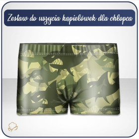 Chlapecké plavky - ŽRALOCI MORO 122-128