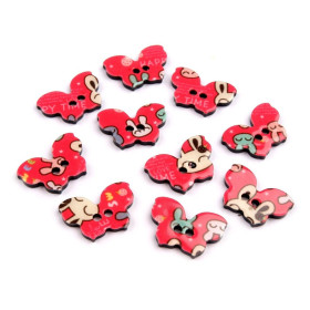 Dětský dekorační knoflík motýl