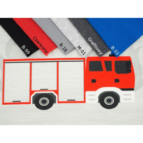 HASIČSKÝ VŮZ - panel úplet TE210