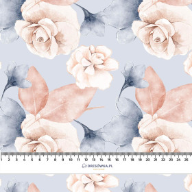 RETRO FLOWERS vz. 4 - Viskózová tkanina