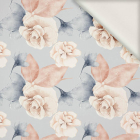 RETRO FLOWERS vz. 4 - Viskózová tkanina