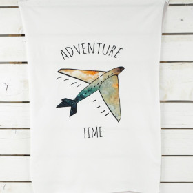 ADVENTURE TIME / galaktická cesta - panel single jersey TE210