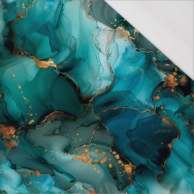 alcohol ink wz.10 TEAL - single jersey 