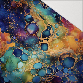 alcohol ink wz.12 - Hydrofobní česaná teplákovina