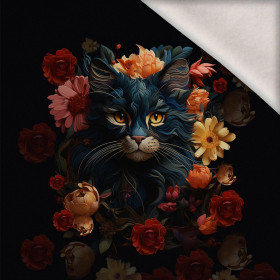 ANIMALS MANDALA wz.7 - panel (60cm x 50cm) teplákovina počesaná s elastanem ITY