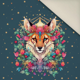 ANIMALS MANDALA wz.8 - panel (60cm x 50cm)  Potahový velur 