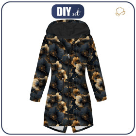 DÁMSKÁ BUNDA PARKA (ANNA) - AUTUMN FLOWERS WZ.20 - softshell