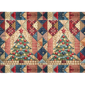 BATIK WZ. 4 - panel 71cm x 100cm/ 2szt. - tkanina bawełniana
