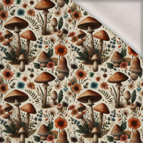 BOTANICAL FOREST wz.1 - teplákovina počesaná s elastanem ITY