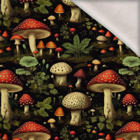 BOTANICAL FOREST wz.5 - teplákovina počesaná s elastanem ITY