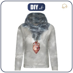 DÁMSKA MIKINA (POLA) CLASSIC S KAPUCÍ - LAHVIČKA vz. 1 (MAGIC) -  teplákovina