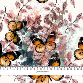 Butterfly & Flowers wz.13- Potahový velur 