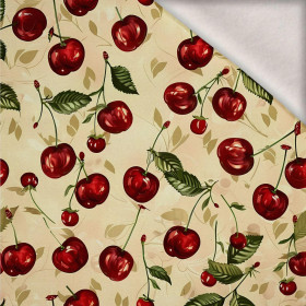 CHERRY wz.1 - teplákovina počesaná s elastanem ITY
