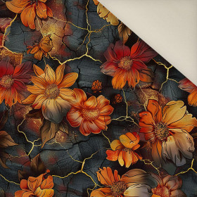 DENIM FLOWERS wz.2- Potahový velur 
