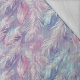 Vzor peří 2 - Mušelín bavlněný