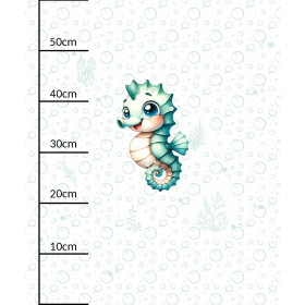 SEAHORSE (SEA ANIMALS M. 2) - Paneel (60cm x 50cm) Voděodolná tkanina Oxford