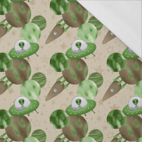 UFO A PLANETY (OBLAST 51) - organický úplet single jersey s elastanem 